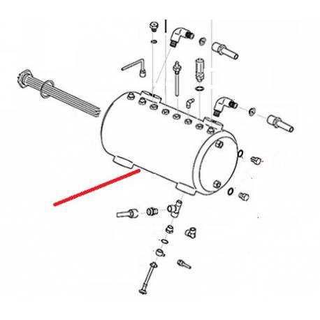 BOILER 2GROUPES D180MM GENUINE SAN REMO