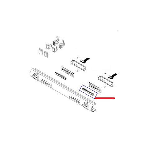 KIT TECLAS AZUL SAP - FNAQ689
