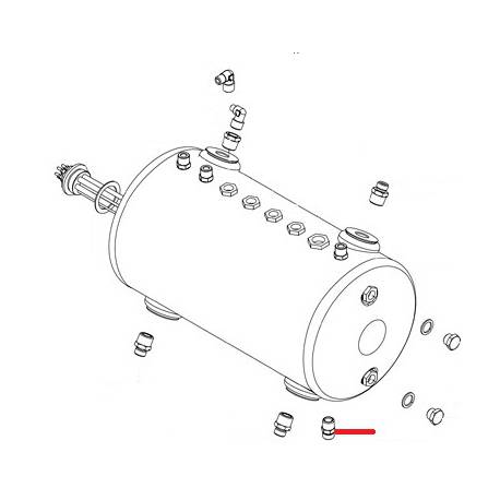 RACCORDO DESTRA 8-1/4M - FNAQ644