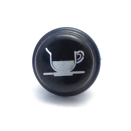 BOTTONE CAFFE CORTO SINISTRO NERO - FNAQ759