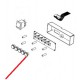 BOUTON MANUEL ROUGE ORIGINE SAN REMO - FNAQ760