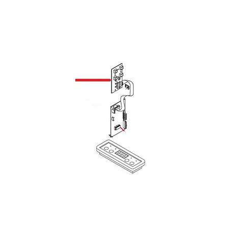 CIRCUIT IMPRIME 4P+IR ORIGINE SAN REMO - FNAQ875