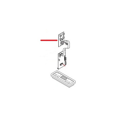 CIRCUIT IMPRIME 2P+IR+CH ORIGINE SAN REMO - FNAQ876