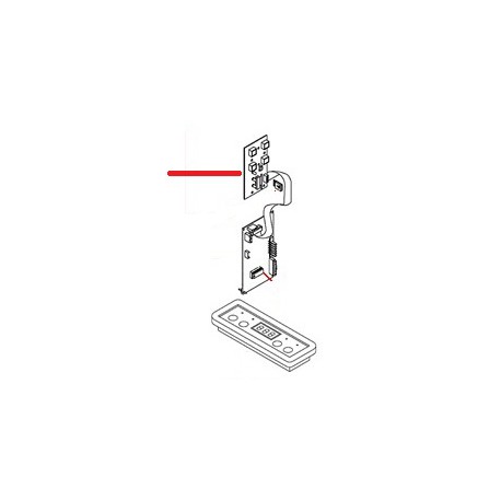 CIRCUIT IMPRIME 3P+IR+CH ORIGINE SAN REMO - FNAQ877