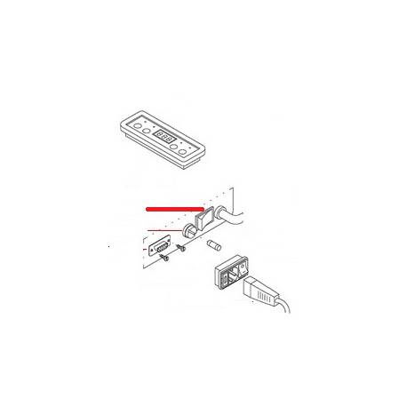 INTERRUPTEUR BIPOLAIRE NOIR ORIGINE SAN REMO - FNAQ883