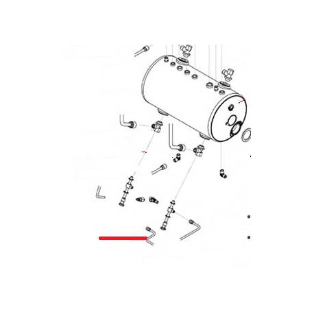 TUBE ALIMENTATION 1ERGR/2GR ORIGINE SAN REMO - FNAQ823