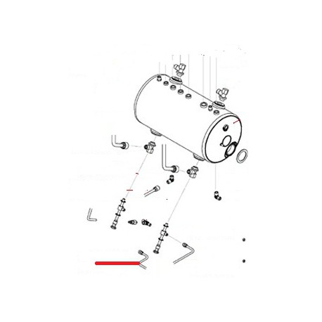 TUBE ALIMENTATION 1ERGR/3GR ORIGINE SAN REMO - FNAQ824