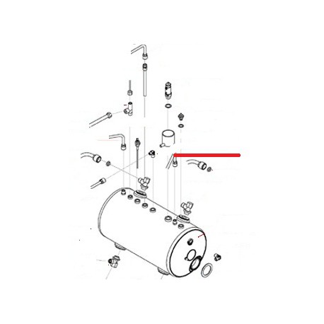 TUBE VAPEUR DROIT 2GR ORIGINE SAN REMO - FNAQ030