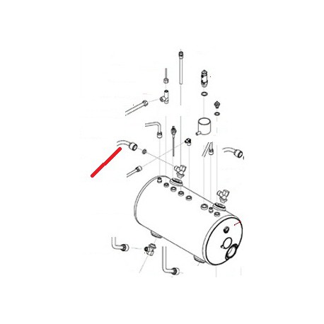 TUBO INTERCAMBIADOR SUPERIOR 2GR - FNAQ034