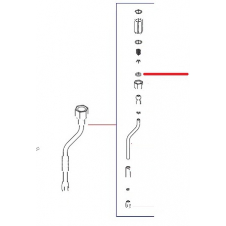 JOINT TORIQUE TUBE VAPEUR ORIGINE SAN REMO - FNAQ180