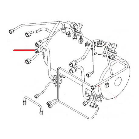 TUYAU 2/3 GR INFERIEUR ORIGINE SAN REMO - FNAQ130