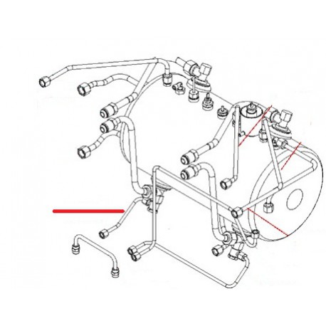 TUYAU ALIMENTATION 1ER GR 2/3G ORIGINE SAN REMO - FNAQ133