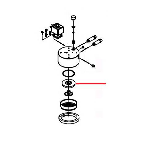 DIFUSEUR GROUPE ROND E61 ORIGINE SAN REMO - FNAQ281