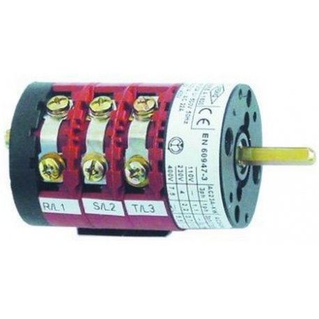 CONMUTADOR ROTATIVO 16A 4-POLO 1-0-2 - TIQ79735