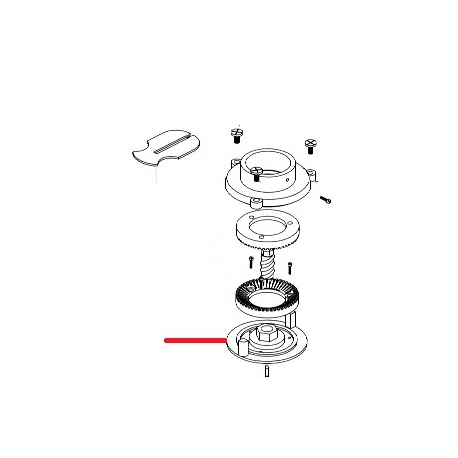 PORTE-MEULE INFERIEUR ORIGINE SIMONELLI - FQ470