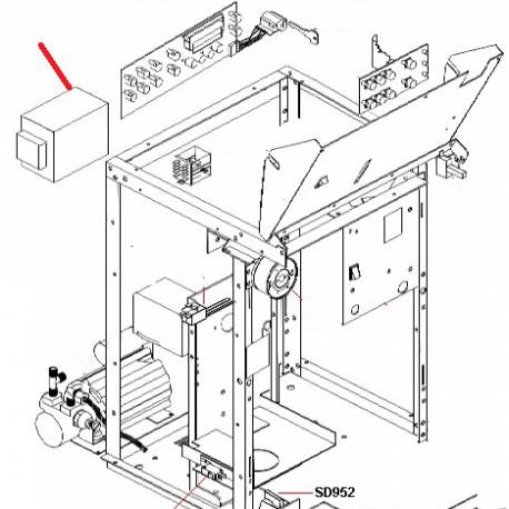 CENTRALE MASTER NOUVEAU MODELE ORIGINE SIMONELLI - FQ495