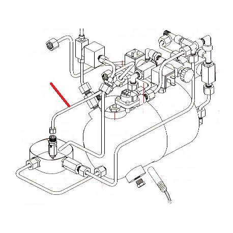 TUBE CHAUDIERE VAPEUR ORIGINE SIMONELLI - FQ6577