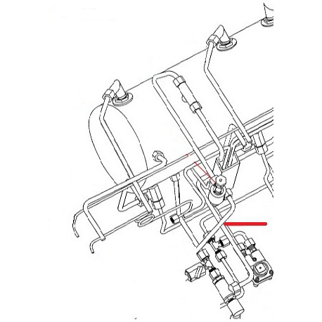 TUBE ECHANGEUR/DEBIMETRE 3GR ORIGINE SIMONELLI - FQ6572