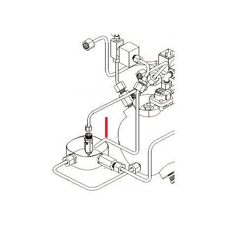 TUBE RACCORD DECHARGE/SOUPAPE ORIGINE SIMONELLI - FQ6587