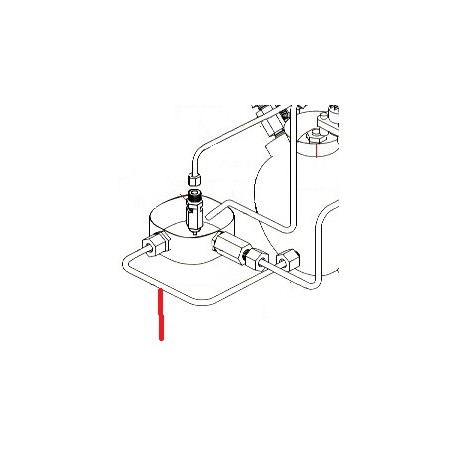 TUBE CUVETTE CHAUDIERE ORIGINE SIMONELLI - FQ6589