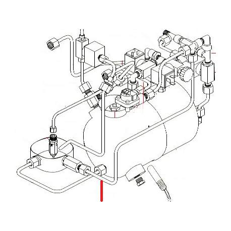 TUBE ELECTROVANNE NIVEAU ORIGINE SIMONELLI - FQ6580