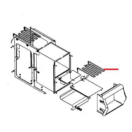 HEATER ELEMENT 70W 230V GENUINE SIMONELLI