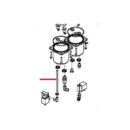 TUBE CHAUDIERE D6 MICROBAR ORIGINE SIMONELLI - FQ6940