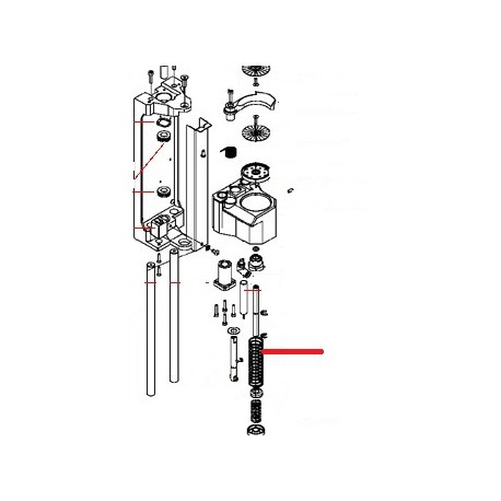 RESSORT PISTON ORIGINE SIMONELLI - FQ6070