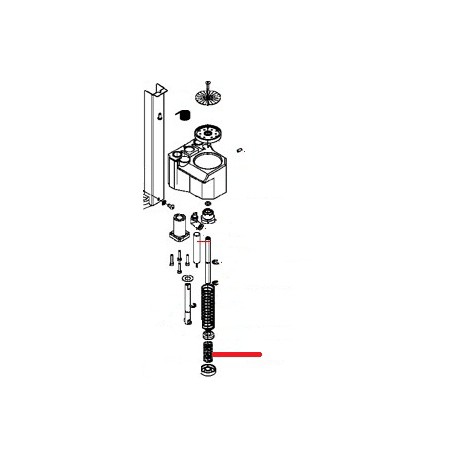 RESSORT COURT PISTON ORIGINE SIMONELLI - FQ6072