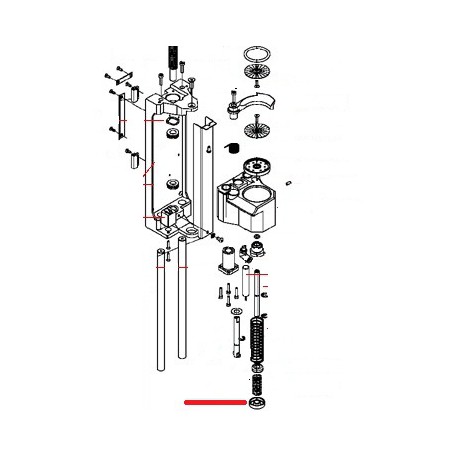 SUPPORT RESSORT INFERIEUR ORIGINE SIMONELLI - FQ6073