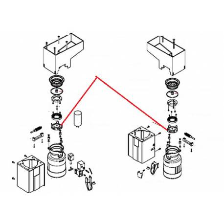 PORTE-MEULE INFERIEUR ORIGINE SIMONELLI - FQ6083