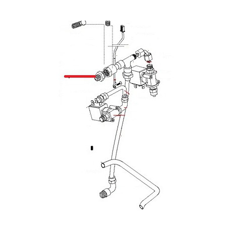 RACCORD VALVE ORIGINE SIMONELLI - FQ6017