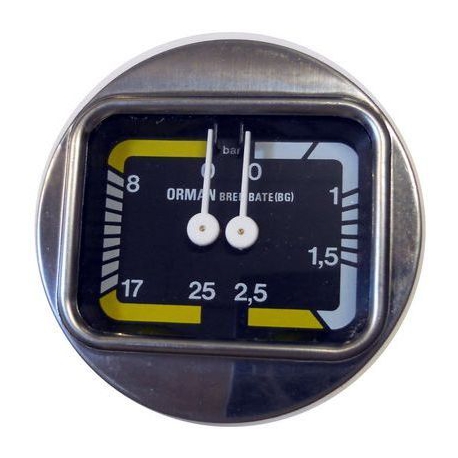 MANOMETRO ADAPTABLE UNICO 2.5/0-25 1/8 CONICO - HQ748