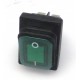 INTERRUPTEUR VERT BIPOLAIRE 250V 16A L:30MM L:22MM '