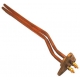 HEATER ELEMENT 3000W 400V PLUNGER 330MM BETWEEN AXIS 18MM 2G