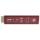 SERIGRAFIA ELETTRONICA/ROSSO GRENAT - IRQ16
