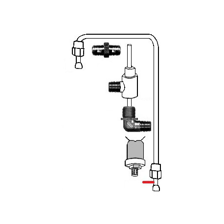 TUBE REMPLISSAGE D'EAU ORIGINE WEGA - 65333