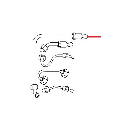 TUBE INFERIEUR ECHANGEUR ORIGINE WEGA - 65347