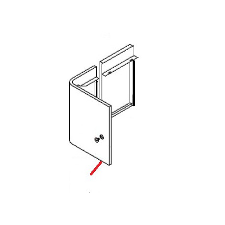 PANEL LATERAL IZQUIERDO 1GP ROJO - J65730