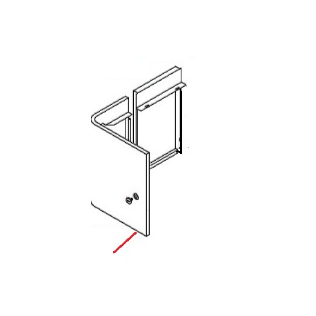 PANEL LATERAL IZQUIERDO 2-3GP ROJO - J65731