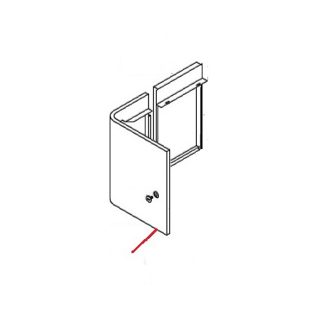 PANNEAU LATERAL GAUCHE 1 GP NOIR ORIGINE WEGA - J65733