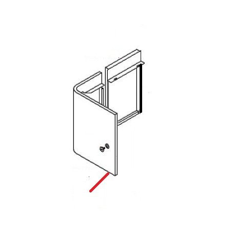 PANNEAU LATERAL GAUCHE 2-3GP NOIR ORIGINE WEGA - J65734