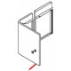 PANNELLO LATERALE SINISTRA 1 GP GRIGIO ORIGINALE WEGA