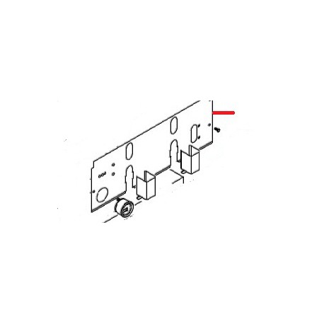 PANNEAU FACADE EVD 2 GROUPES ORIGINE WEGA - J65149