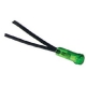 INDICADORES VERDE 220V 9MM + CABLES