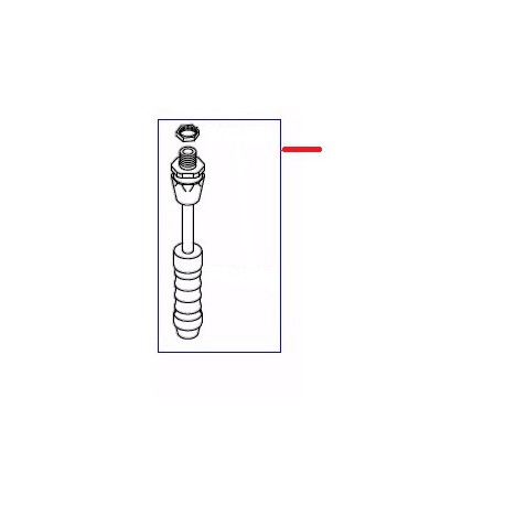 TUBE VAPEUR COMPLET ORIGINE WEGA - JQ0726