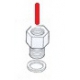 extension fitting 3/8MX3/8F ORIGIN WEGA; - JQ0722