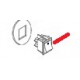 INTERRUPTOR NEGRO LED ROJAS ORIGEN WEGA