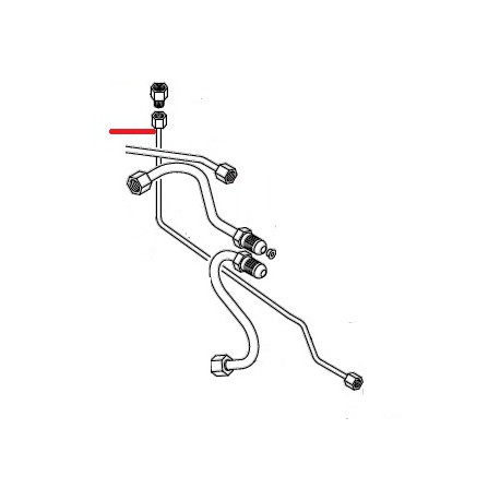 TUYAU REMPLISSAGE EAU D6 L600M - JQ50620