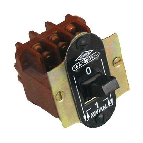 INTERRUPTOR TRIPOLAR DE PALANCA SIN START 15A 380V - ZS31